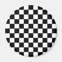 Magnet Checked Pattern Kühlschrankmagnet