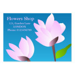 Magnolia rosada - tarjeta de visita