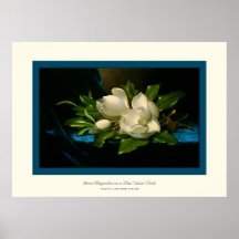 Magnolias~ gigante Martin Johnson Heade Impresiones