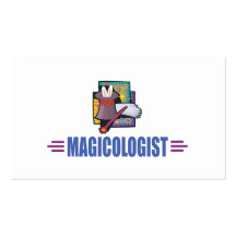 Mago chistoso tarjeta personal