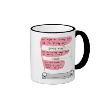 Mahoney Joe - borde de la sangría Tazas
