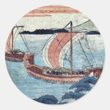 Maisaka por Katsushika, Hokusai Ukiyoe Pegatinas