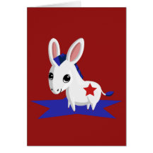 Maíz el burro Democratic Felicitaciones