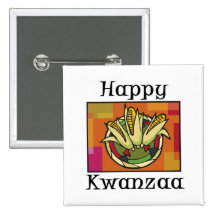 Maíz feliz de Kwanzaa Pins