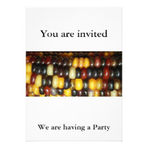 Maíz indio estamos teniendo un fiesta, usted nos i invitacion personalizada