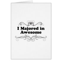 Majored en impresionante tarjetas