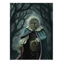 mala postal del arte de la fantasía de las manzana