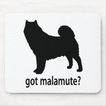 Malamute conseguido alfombrilla de ratón