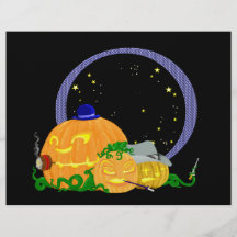 Malas calabazas tarjetas publicitarias