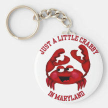 Malhumorado en Maryland Llaveros