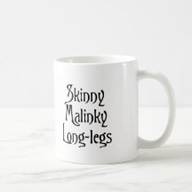 Malinky flaco Longlegs Taza De Café