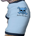 Malo a la camiseta del perro del hueso ropa perro
