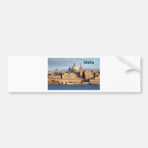 Malta La Valeta (St.K) Etiqueta De Parachoque