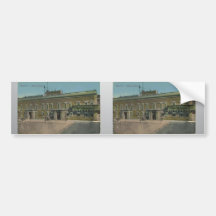 Malta - Royal Palace, vintage Pegatina De Parachoque