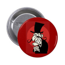 Malvado retro de Cómico-Toon del vintage Pins