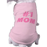 Mamá #1 (rosa) tshirt de mascota