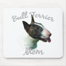Mamá 2 de bull terrier alfombrillas de ratones