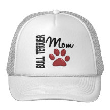 Mamá 2 de bull terrier gorro