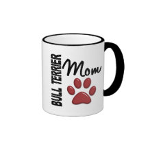 Mamá 2 de bull terrier taza
