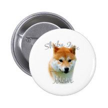 Mamá 2 de Shiba Inu Pins