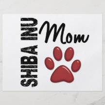 Mamá 2 de Shiba Inu Tarjetones