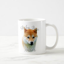 Mamá 2 de Shiba Inu Tazas De Café