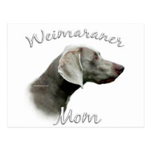 Mamá 2 de Weimaraner Postales