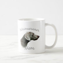 Mamá 2 de Weimaraner Tazas De Café