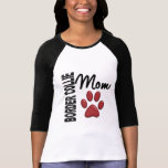 Mamá 2 del border collie camiseta