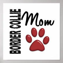 Mamá 2 del border collie impresiones