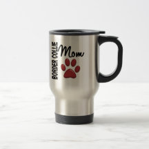 Mamá 2 del border collie taza