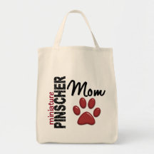 Mamá 2 del Pinscher miniatura Bolsa