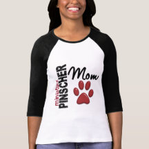 Mamá 2 del Pinscher miniatura Camisetas