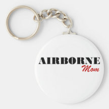 Mamá aerotransportada llavero personalizado