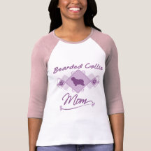 Mamá barbuda del collie camiseta