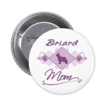 Mamá de Briard Pins