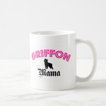 Mamá de Bruselas Griffon Tazas