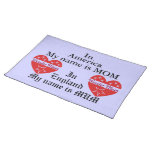 Mamá de la maravilla/momia Placemats atlántico cru Mantel