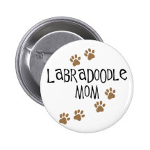 Mamá de Labradoodle Pin