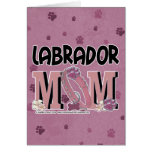 MAMÁ de Labrador Felicitación