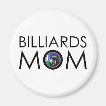Mamá de los billares imán de nevera