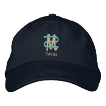 Mamá de los gemelos [2-Drk] Gorra Bordada