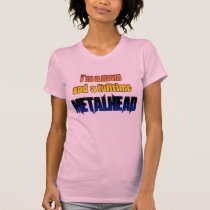 MAMÁ DE METALHEAD camisetas