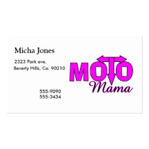 Mamá de Moto Tarjetas De Visita