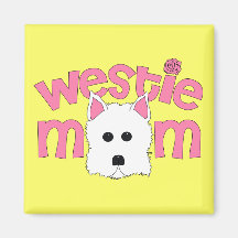 Mamá de Westie Iman Para Frigorífico