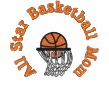 Mamá del baloncesto de All Star Polo Enbordado
