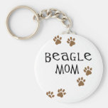 Mamá del beagle llavero personalizado