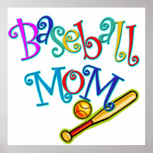 Mamá del béisbol poster