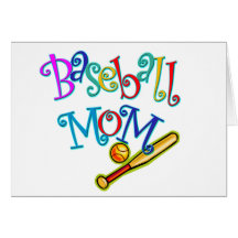 Mamá del béisbol tarjeton