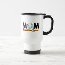 Mamá del béisbol tazas de café